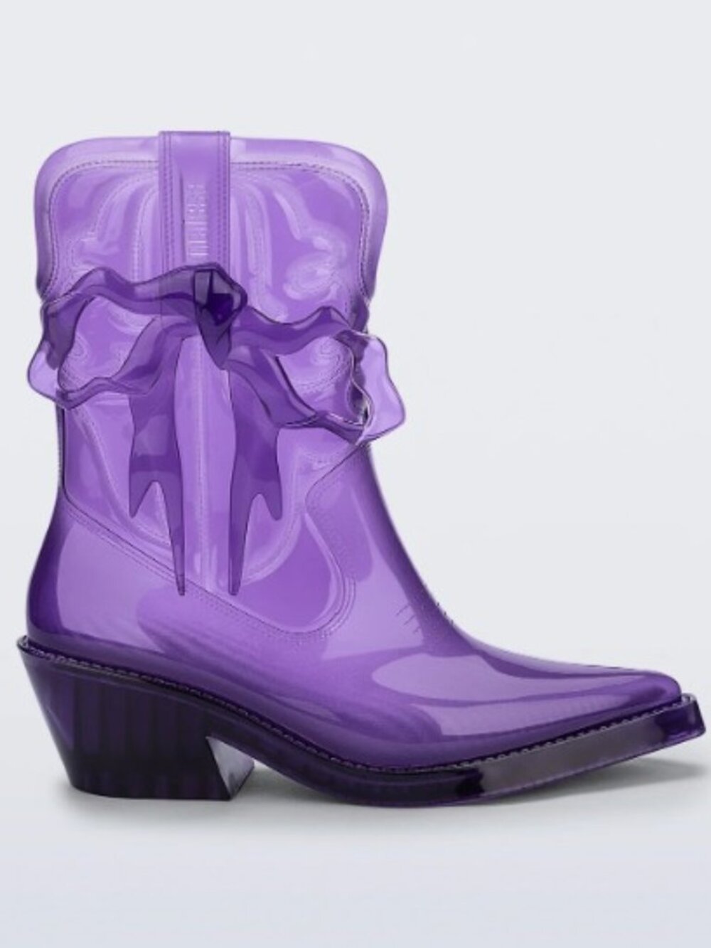 Melissa Jelly Boots in Transparent Purple - Size 38 - Brazil (US 9) - NWT